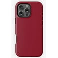 thumbnail image 1 of Dark Red Minimalist Solid Color Phone Case for iPhone 16 15 14 13 12 11 Pro Max, 1 of 2