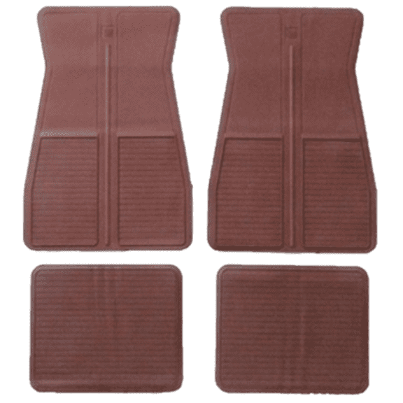 Dark Red Original GM Style Floor Mat Set Cutlass Regal Skylark LeSabre Riviera