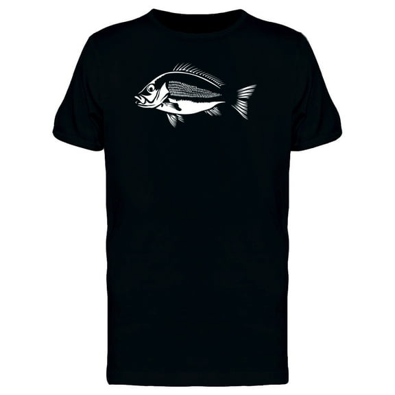 Dark Red Snapper T-Shirt Men -Image by Shutterstock, Male Medium