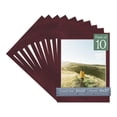 thumbnail image 1 of Dark Red Suede Picture Frame Mat for 20x24 Frames - Fits 16x20 Photos - 10 Mats, 1 of 7