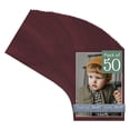 thumbnail image 1 of Dark Red Suede Picture Frame Mat for 28x40 Frames - Fits 26x36 Photos - 50 Mats, 1 of 7
