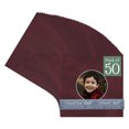thumbnail image 1 of Dark Red Suede Picture Frame Mat for 6x6 Frames - Circle Opening for 3x3 Photos - 50 Mats, 1 of 7