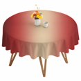 thumbnail image 1 of Dark Red Yellow Gradient Round Tablecloth 60 inches Minimalist Ombre Modern Art Waterproof Oil-Proof Table Cloth Round Table Cover for Holiday Party Picnic Dinner Decor Indoor and Outdoor Use, 1 of 9