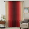 thumbnail image 1 of Dark Red Yellow Ombre Sheer Curtains 72 Inches Long, Farmhouse Modern Gradient Art Light Filering Curtains, Breathable Simi Curtain Privacy Drapes for Living Room Bedroom Lightweight Window Treatment, 1 of 9
