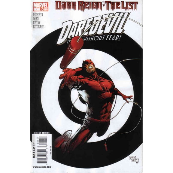 Dark Reign: The List-Daredevil #1 VF ; Marvel Comic Book