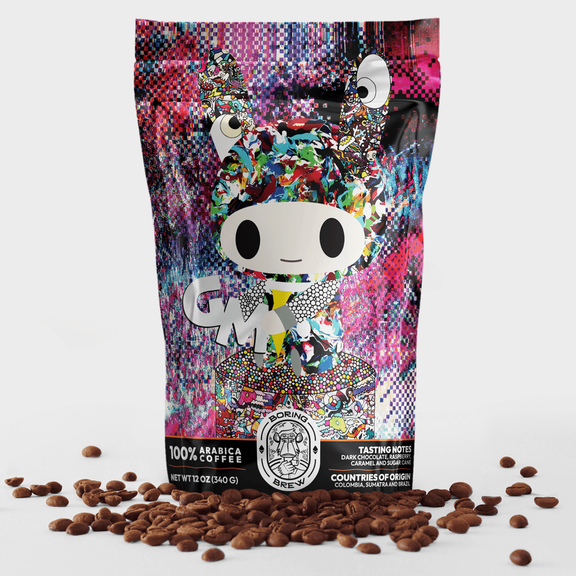 Fresh Roasted Dark Roast Coffee | Colombia, Brazil, Sumatra | GMgm | 12oz Bag