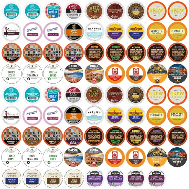 Dark Roast Coffee Pods Variety Pack, Dark Roast Coffee Pods for Keurig
