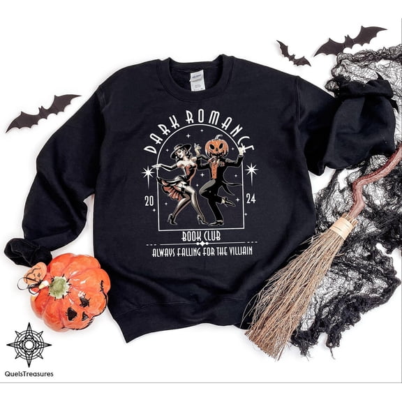 Dark Romance Book Club Sweatshirt,Bookish Season Sweater, Trendy Literature Shirt, Romance Book Sweatshirt, Dark Academia Book Lover Sweatshirt All Size S-5XL