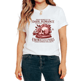 thumbnail image 1 of Dark Romance Readers Society Enemies To Lovers Skull Rose Graphic Tees T-shirt Trendy Casual Short Sleeve White S-5XL, 1 of 4