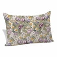 thumbnail image 1 of Dark Sage Green Botanical Pillow Covers, Linen Long Throw Pillow Case, Spring Floral Summer Botanical Retro Holiday Pillow Protector Decorative Cushion Cover for Living Room/Bedroom 12" x 20", 1 of 8