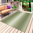 thumbnail image 1 of Dark Sage Green Outdoor Rug for Patio/Deck/Porch, Non-Slip Large Area Rug 3 x 5 Ft, Abstract Art Modern Ombre Indoor Outdoor Rugs Washable Area Rugs, Reversible Camping Rug Carpet Runner, 1 of 8
