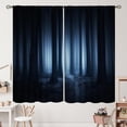 thumbnail image 1 of Dark Scary Forest Curtains Night Spooky Trees Gothic Sytle Blackout Rod Pocket Curtains for Bedroom Living Room Kitchen Decor Thermal Insulated Window Drapes 2 Panel Set 42x54 Inch, 1 of 4