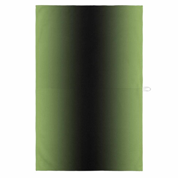 Dark Sea Green Black Ombre 1 Pack Kitchen Towel, Water Absorbent Dish Towel, Modern Gradient Abstract Art Decorative Hand Towels - Quick Drying Cloth for Cooking Baking, 18x28 Inch