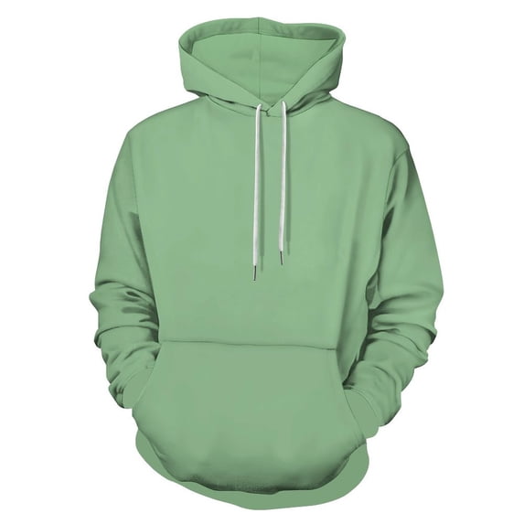Dark Sea Green men and women 1014D Printed Hoodie Funny Fashion Casual Personality Hip Hop Long Sleeve Cool Pullover