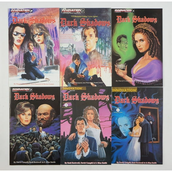 Dark Shadows #1-9 VF/NM complete series Book One, Two, Three ; Innovation (AB91)