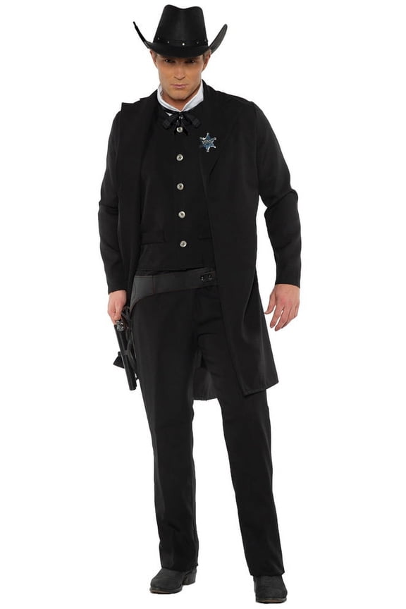 Men's Western Dark Sheriff Wild West