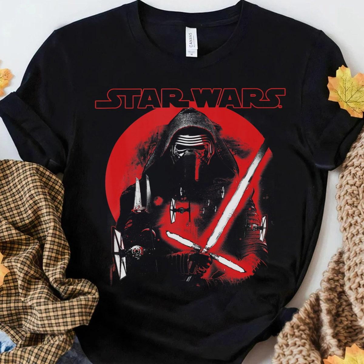 Dark Side Kylo Ren Sunset Poster Star Wars Shirt - Walmart.com