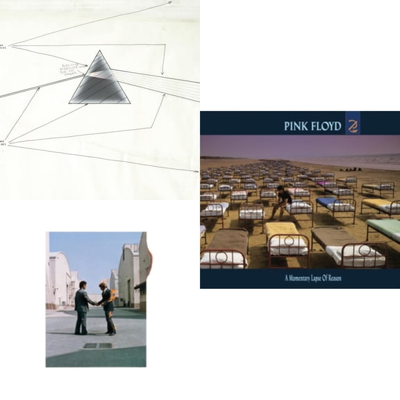 Dark Side Of The Moon Live At Wembley Empire Pool 1974 & Wish You Were Here (180G) & Momentary Lapse Of Reason (180G/Gatefold) (2016 Version) [LP Vinyl Bundle]