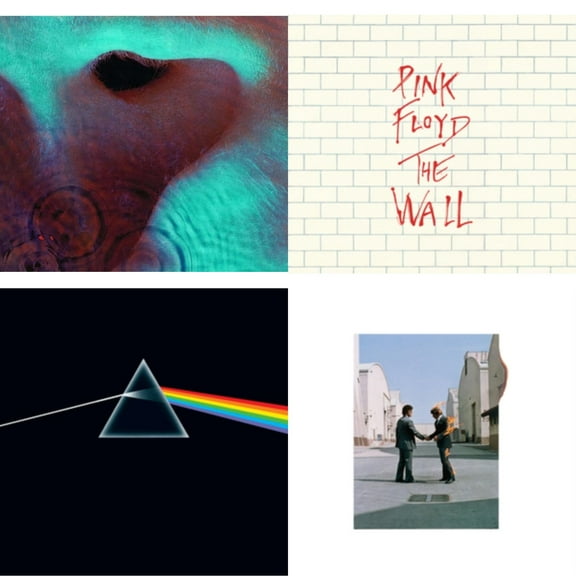 Dark Side Of The Moon (50Th Anniversary Remaster) & Meddle & Wish You Were Here & Wall [CD Bundle]