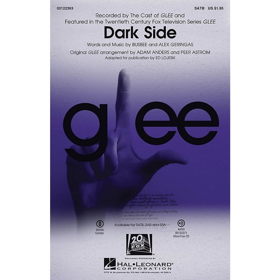 Dark Side Showtrax Cd Pop Choral Series