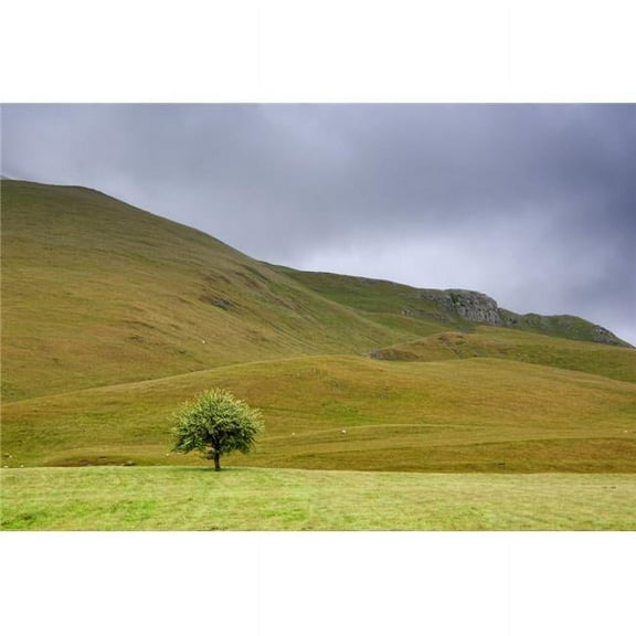 Dark Skies England Poster Print, 17 x 11