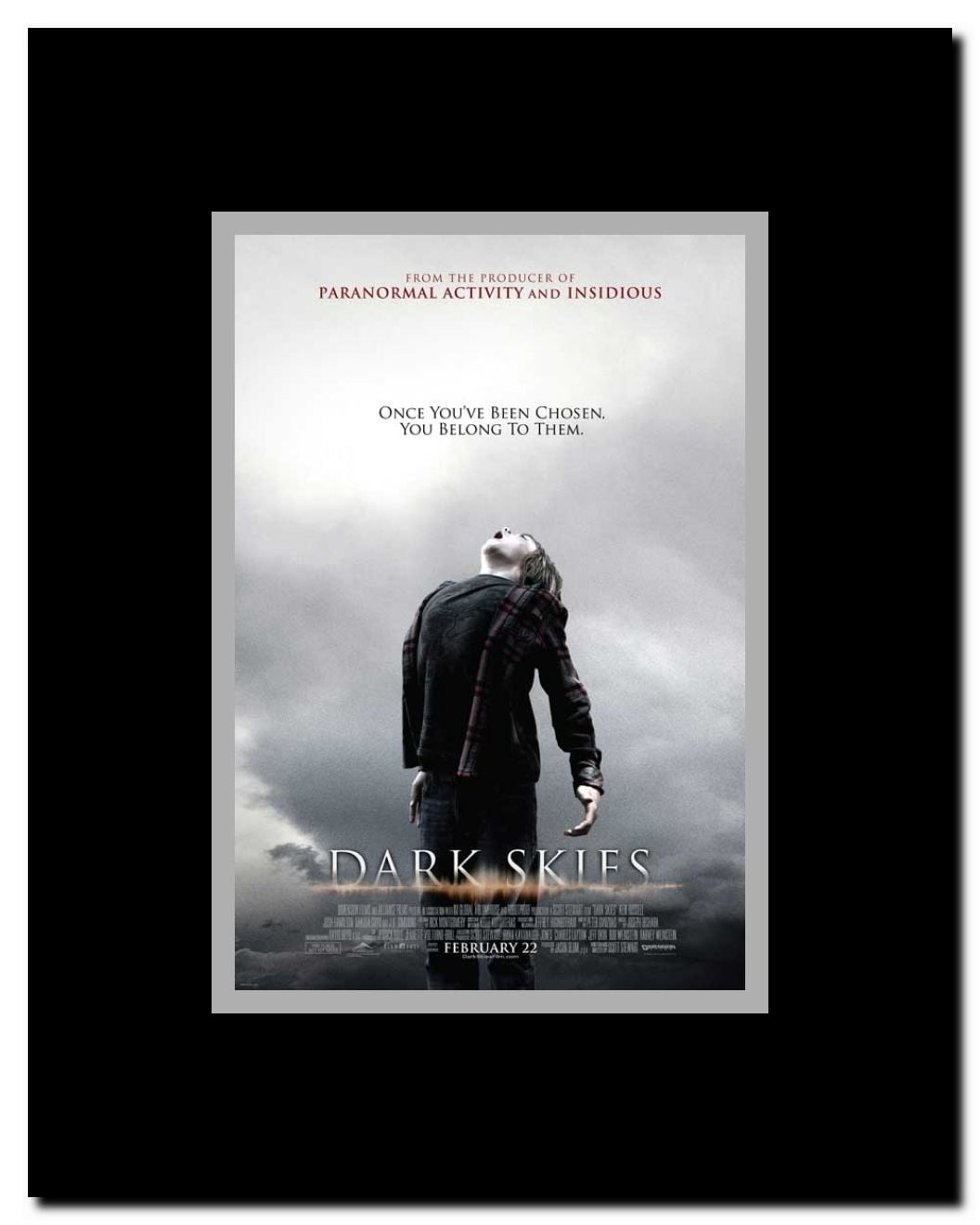 Dark Skies Framed Movie Poster