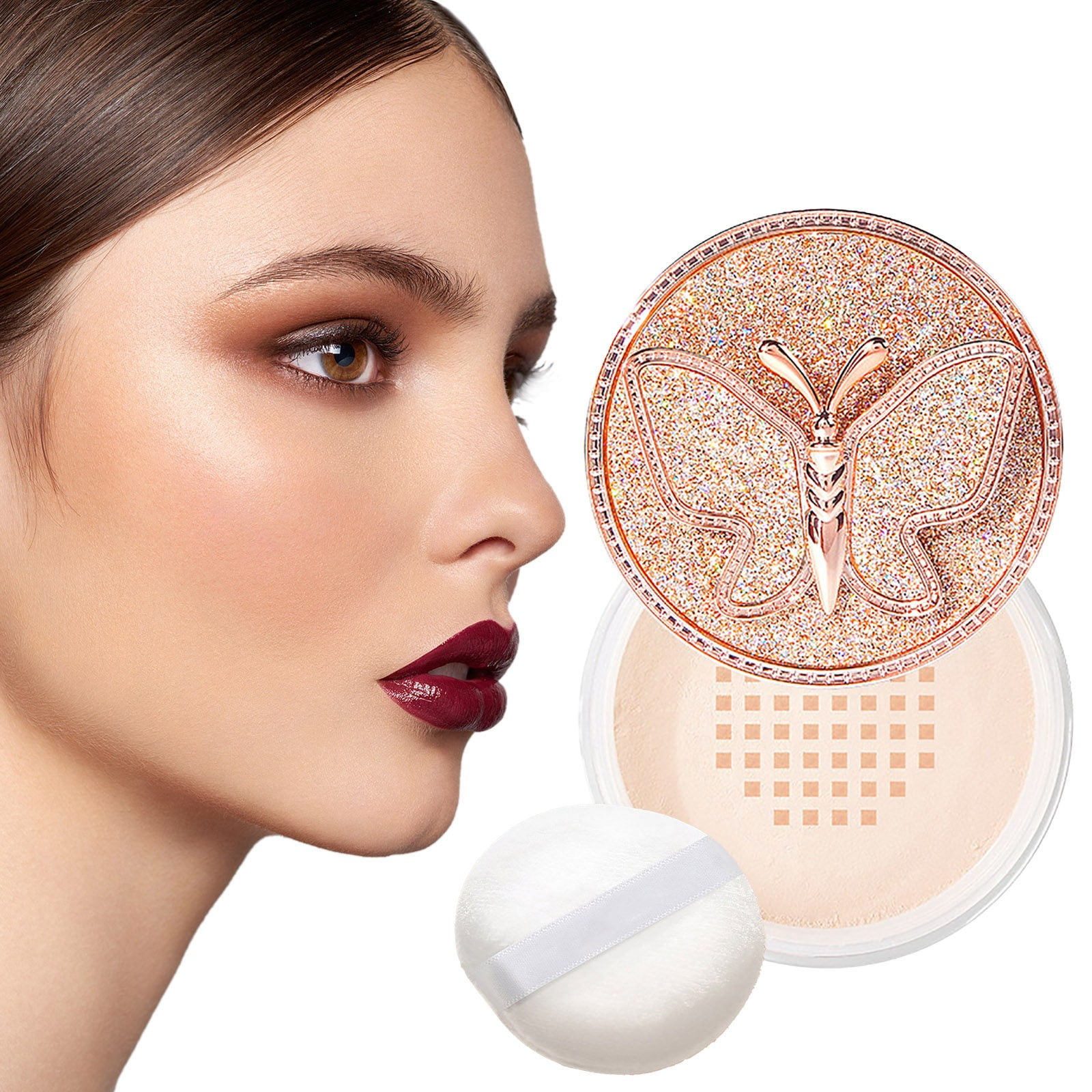 Dark Skin Makeup Finishing Spray for Makeup Makeup Setting Powder