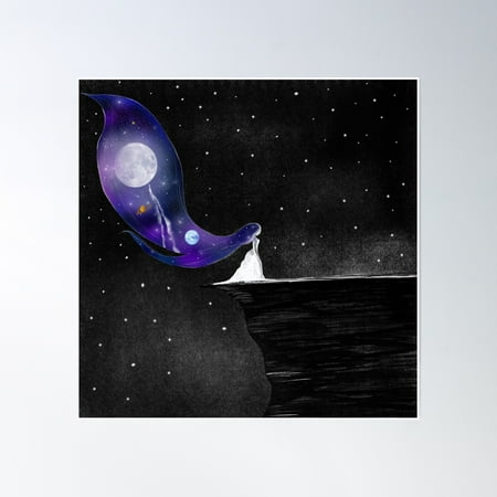 Dark Sky 3 Poster Wall Art, Modern Wall Decor, 16x16 UNFRAMED