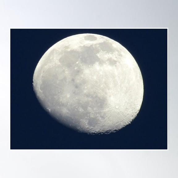 Dark Sky Moon Poster Wall Art, Modern Wall Decor, 8x12 UNFRAMED