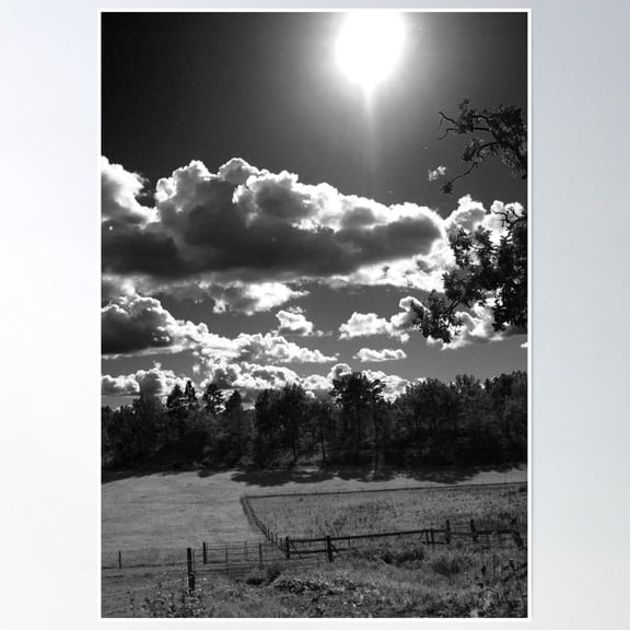 Dark Sky Poster Wall Art, Modern Wall Decor, 8x12 UNFRAMED