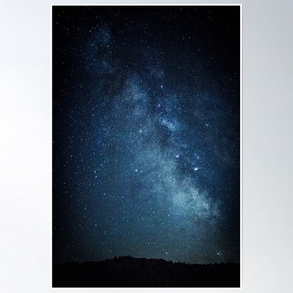 Dark Sky Poster Wall Art, Modern Wall Decor, 8x12 UNFRAMED