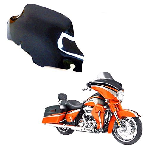 Dark Smoke 8" Wave Windshield Windscreen For Harley Electra Street Glide Touring