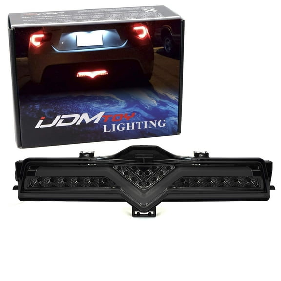 Dark Smoked Lens Full LED Rear Fog Light Kit (Rear Fog, Tail/Brake, Reverse Features) For Subaru 2013-21 BRZ, For 2013-16 Scion FR-S, 2017-21 Toyota 86