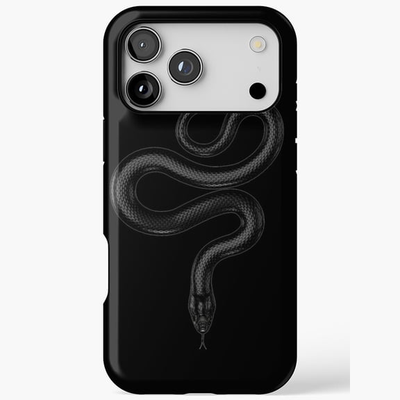 Dark Snake Reptile Gothic Serpent WildlifePhone Case for iPhone 17 11 12 13 14 15 16 Pro Max