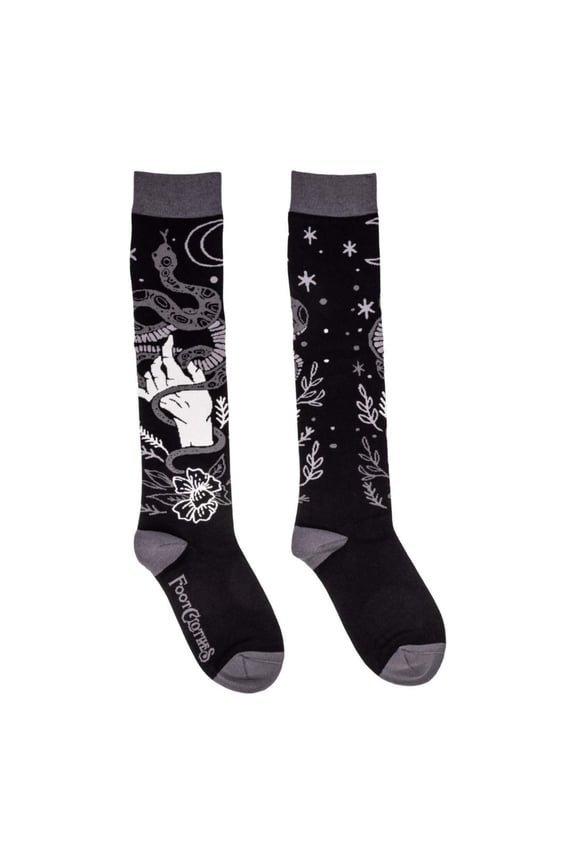 Dark Soles: Goth Line Socks