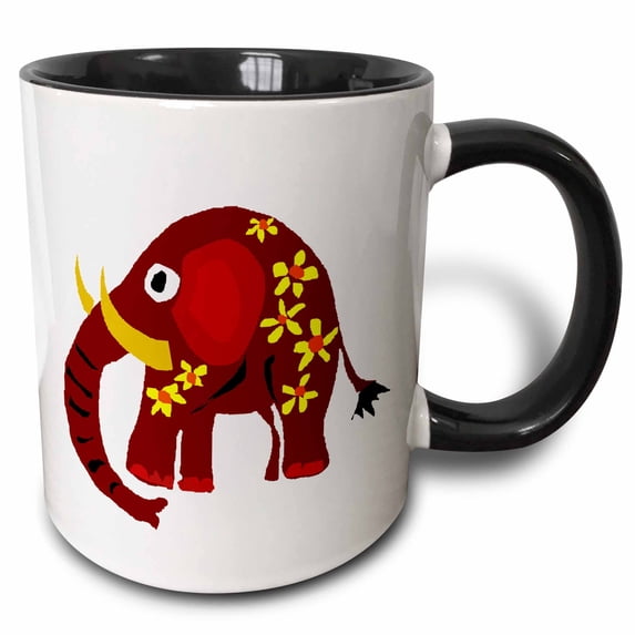 3drose, Dark Somber Beach View, 15oz Two-tone Black Mug