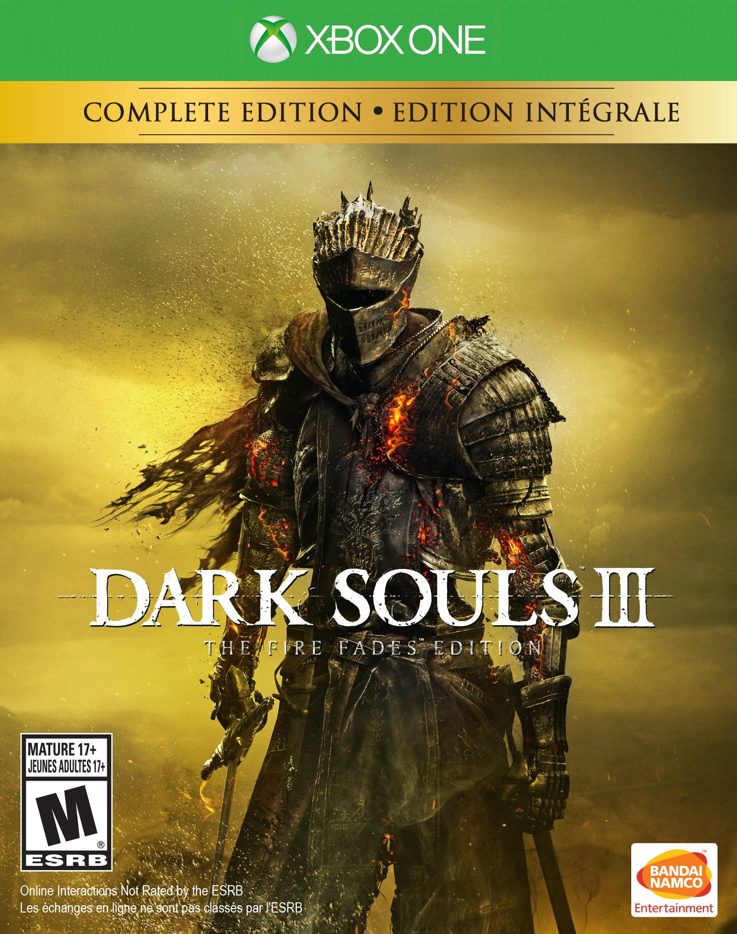 Bandai/Namco Dark Souls 3 Fire Fades Edition, RPG, Mature Xbox One