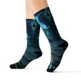 thumbnail image 1 of 'Dark Sparks' Sublimation Socks, 1 of 4