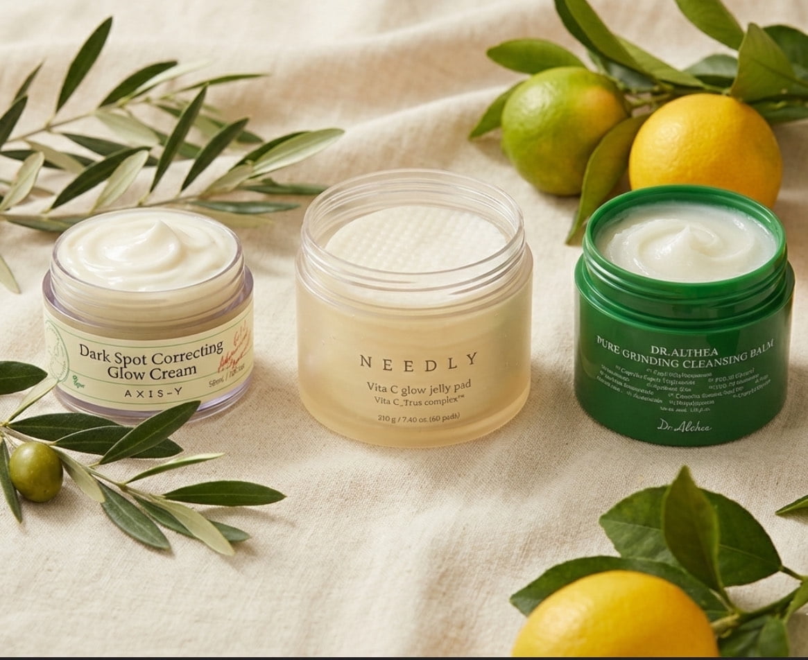 Dark Spot Cream, Vita C Glow Pads, and Cleansing Balm 3  Sets