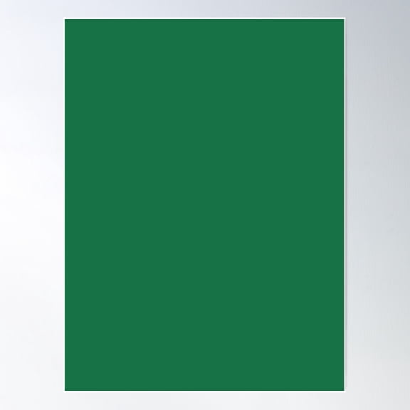 Dark Spring Green Poster Wall Art, Poster Print Only