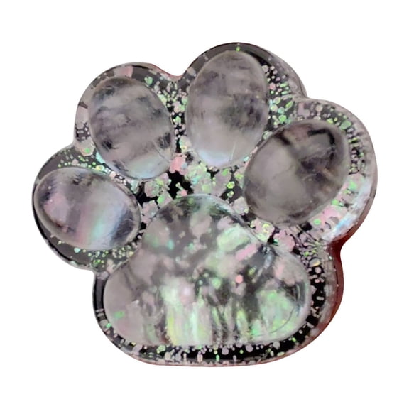 Dark Starry Series Cat Paw Squishy Fidget Toys for Adults TPR Soft Mud Texture Tactile Gadget Dark Style Desktop Office Sensory Accessory 1 Pack