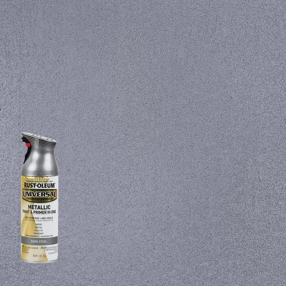 Dark Steel, Rust-Oleum Universal All Surface Interior/Exterior Metallic Spray Paint, 11 oz