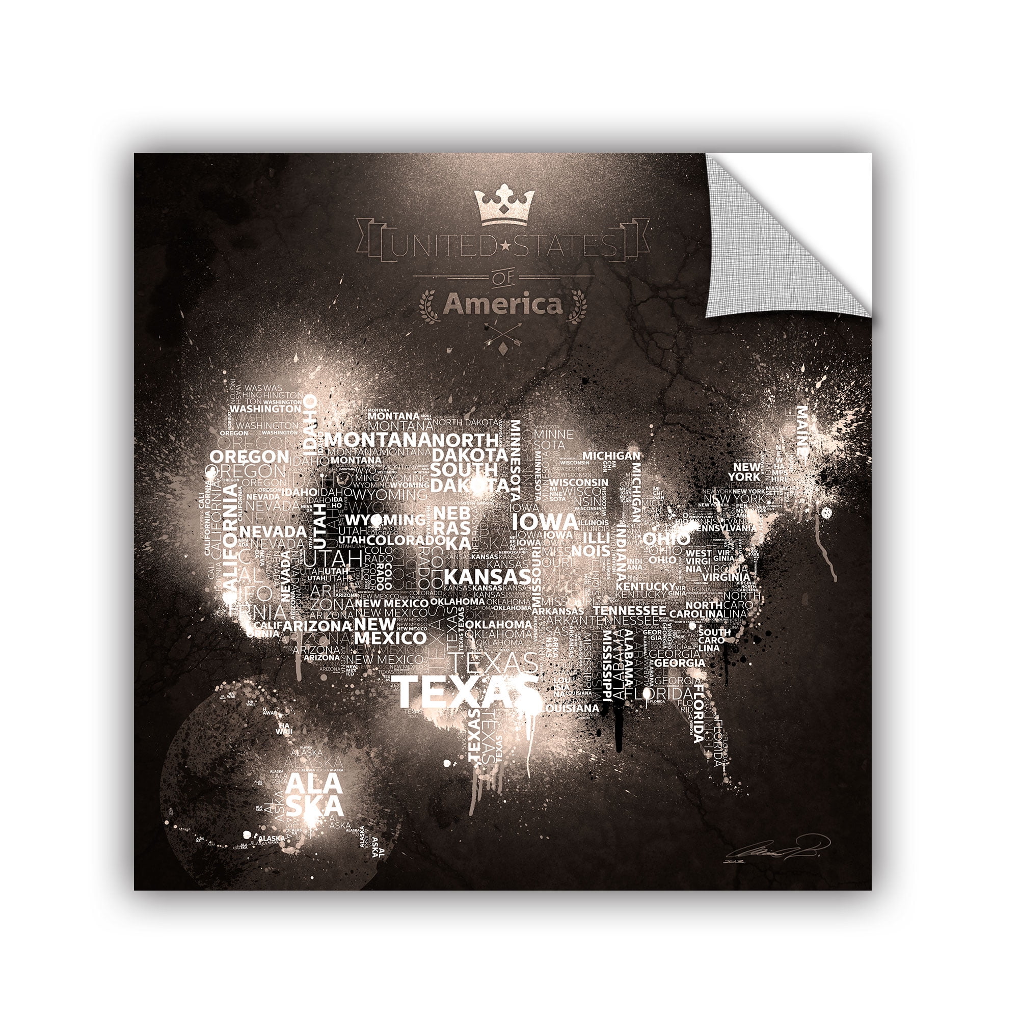 'Dark Storm: Blackout' Removable Wall Art Mural
