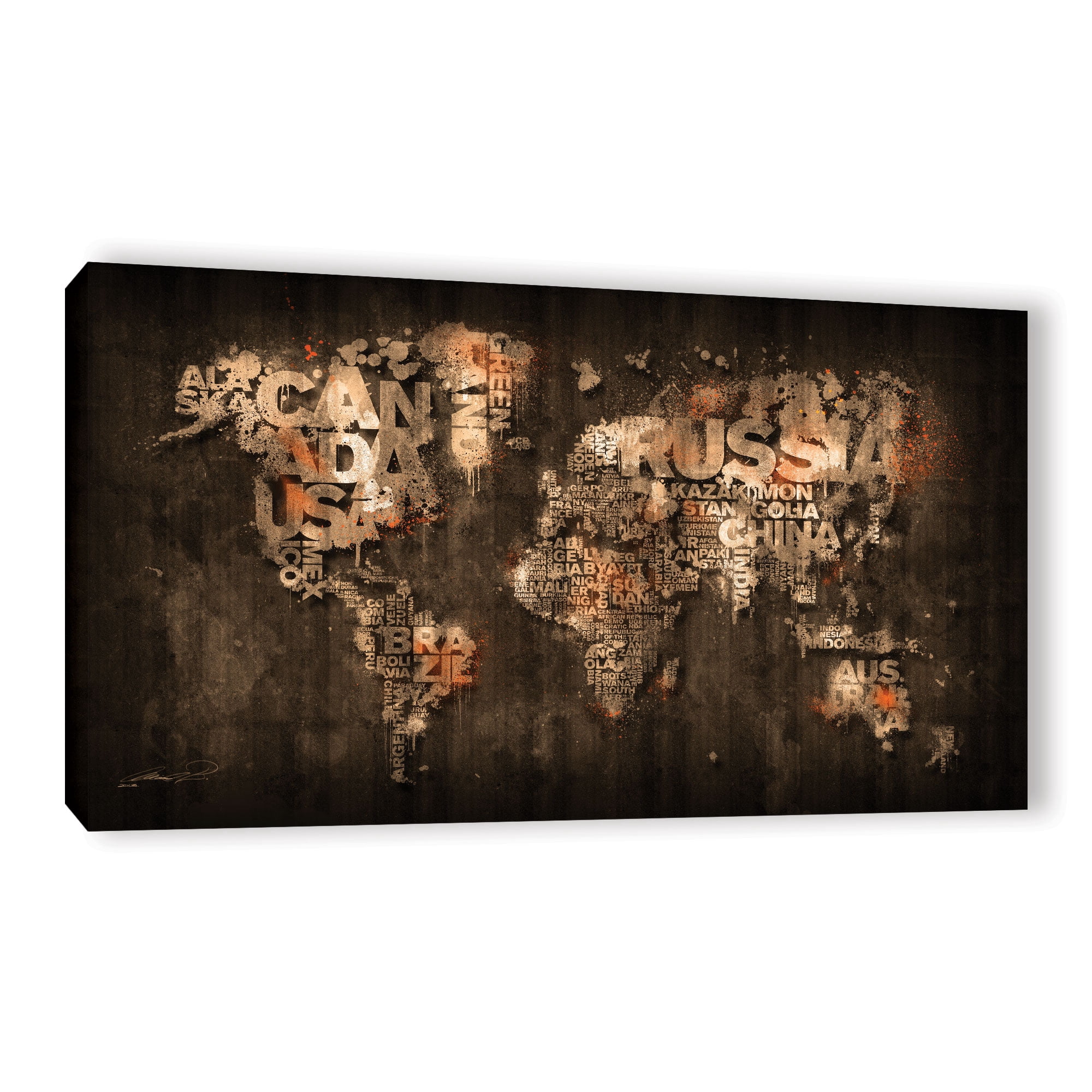 Dark Storm III' Gallery wrapped Canvas Art Print