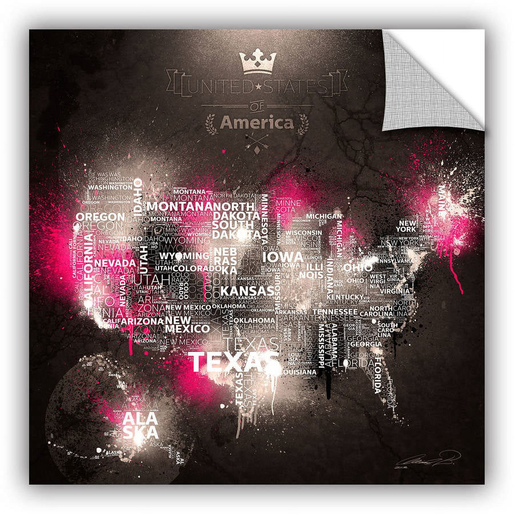 'Dark Storm: Pinky' Removable Wall Art Mural