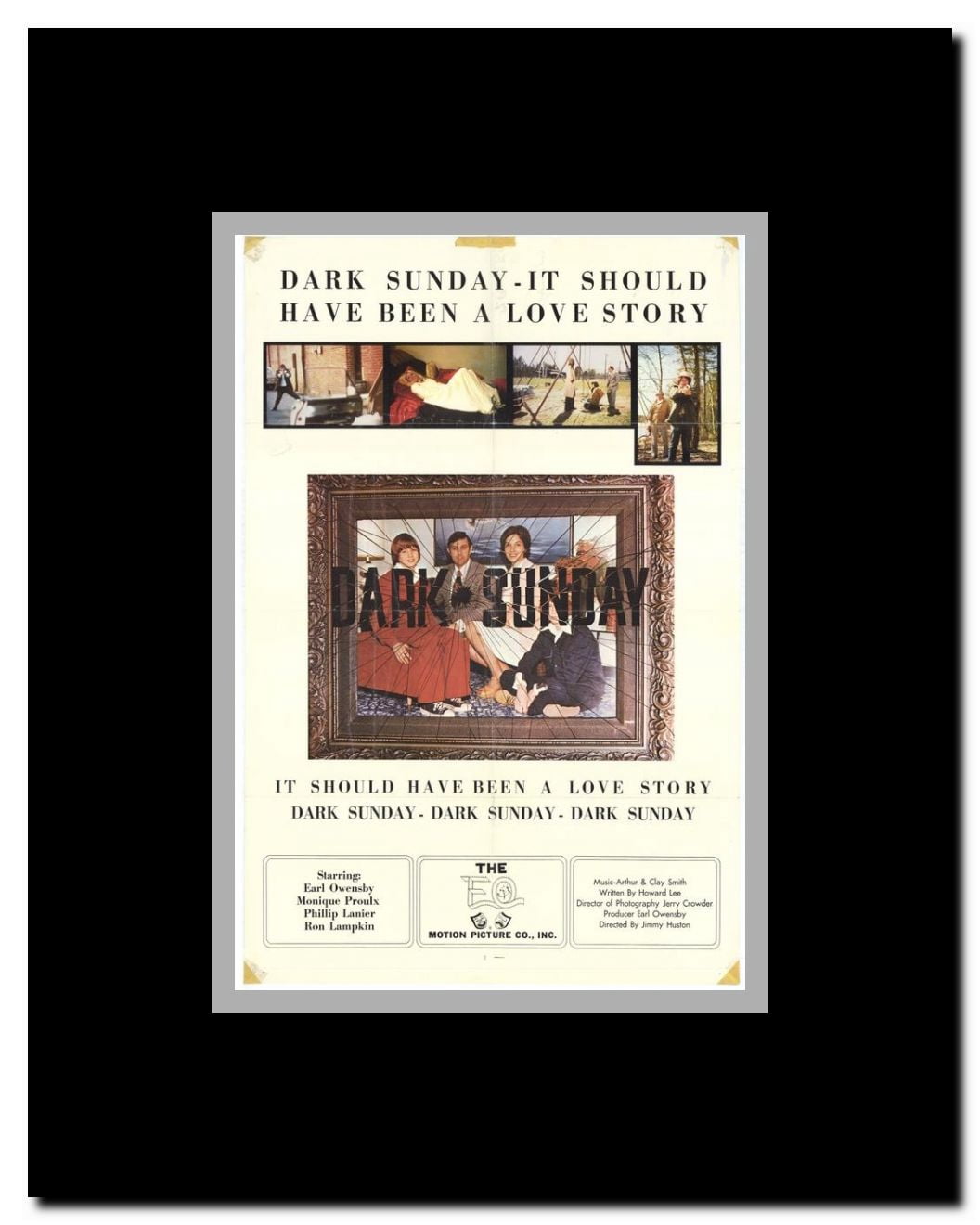Dark Sunday Framed Movie Poster