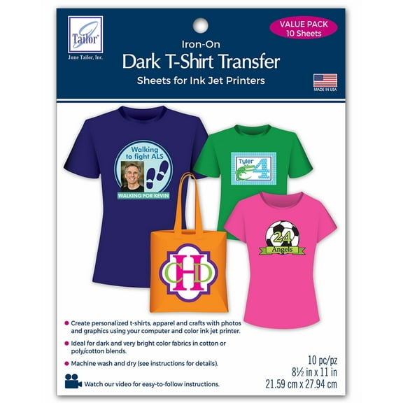 Dark T-Shirt Transfer - 10 Sheets