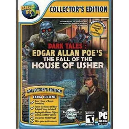 Dark Tales Edgar Allan Poe's The Fall of the House of Usher Collector's Edition (PC DVD)