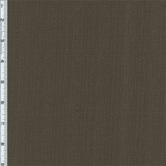 Dark Taupe Brown Klein Linen-look Home Decorating Fabric, Fabric By the Yard