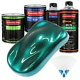 thumbnail image 1 of Dark Teal Metallic Quart Kit Low VOC URETHANE BASECOAT Car Auto Body Paint Kit, 1 of 6